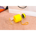 heat resistant water bottle with silicone sleeve